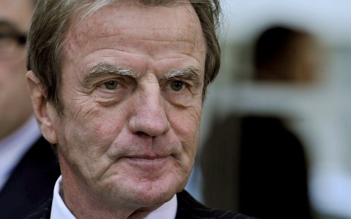 Bernard Kouchner, alors ministre des Affaires étrangères, le 14 octobre 2010